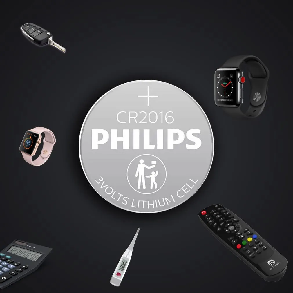 Philips Cmos Battery 3v CR2016 view 3